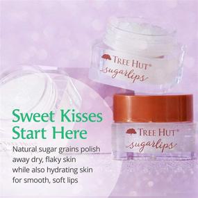 img 3 attached to 🍬 Sugarlips Sugar Lip Scrub by Tree Hut - Sweet Mint, 0.34oz Jar, Exfoliating Lip Care with Shea Butter and Raw Sugar, Ultra-Hydrating Lip Exfoliator