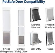 🐾 premium replacement flaps for petsafe freedom dog and cat doors - effortless replacement -weather-resistant vinyl material - small, medium, large, x-large sizes logo