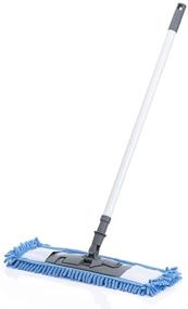 img 2 attached to 🧹 Efficient Cleaning Made Easy: SHIHUAN Chenille Microfiber Mop with Extendable 50" Handle