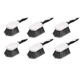img 4 attached to 🚘 6-Pack AmazonCommercial Car Wheel and Tire Brush Set