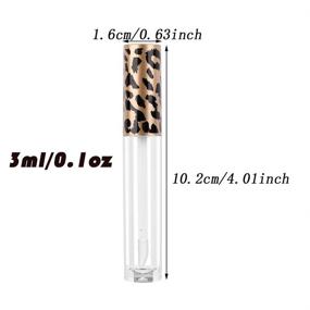 img 1 attached to RONRONS Pieces Leopard Refillable Container