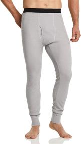 img 3 attached to CQR Men's Thermal Underwear Pants - 1 or 2 Pack, Midweight Waffle Knit Long Johns for Winter Cold Weather, Bottoms with Fly