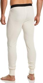 img 2 attached to CQR Men's Thermal Underwear Pants - 1 or 2 Pack, Midweight Waffle Knit Long Johns for Winter Cold Weather, Bottoms with Fly