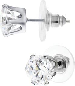 img 3 attached to 💎 Silver Bullet Clutch Earring Backs: 200 Pieces with Rubber Stoppers for Studs