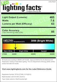 img 1 attached to Efficient and Versatile Ecolight 24-inch LED Dimmable Under Cabinet Light Bar for Direct Wire Installation