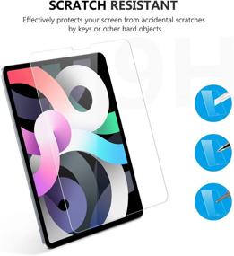 img 1 attached to 📱 SPARIN Tempered Glass Screen Protector for iPad Air 4 (10.9 inch) - 2 Pack, Compatible with iPad Pro 11 inch - Offers Enhanced Protection for iPad Air 4th Gen