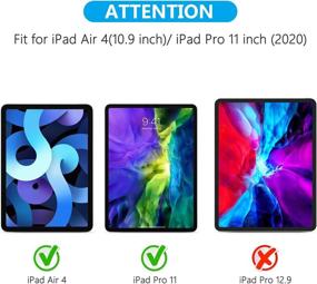 img 3 attached to 📱 SPARIN Tempered Glass Screen Protector for iPad Air 4 (10.9 inch) - 2 Pack, Compatible with iPad Pro 11 inch - Offers Enhanced Protection for iPad Air 4th Gen