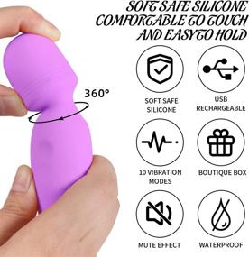 img 2 attached to Y LOVE Massager Rechargeable Portable Waterproof