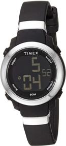 img 4 attached to Стильные женские наручные часы Timex DGTL с нанесенными цифрами, 28 мм: гармоничный хронометраж для современной женщины