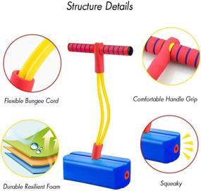 img 2 attached to 🌞 Ultimate Outdoor Fun: Bungee Outdoor Bouncing Squeaky Supports for Maximum Enjoyment!