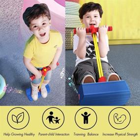 img 1 attached to 🌞 Ultimate Outdoor Fun: Bungee Outdoor Bouncing Squeaky Supports for Maximum Enjoyment!