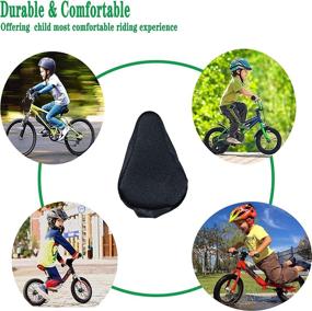 img 1 attached to Premium Gel Seat Cushion Cover for MI0512 Kids Bike, 8x5 inch Comfortable Child Bicycle Saddle Pad