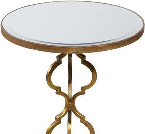 img 1 attached to 🌟 Stylish Metal & Mirror Accent Table: Deco 79 67052 - Perfect for Modern Décor!