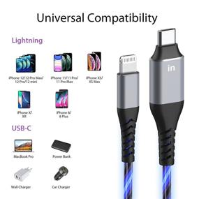 img 2 attached to ⚡️ Oliomp Certified Lightning 3FT Lighted Charging Cable: Enhance Your Charging Experience!