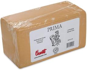 img 1 attached to 🏺 Buy Sculpture House Prima Plastilina Modeling Clay, Sulphur Free, Light Tan, 2 lb - 2 lb