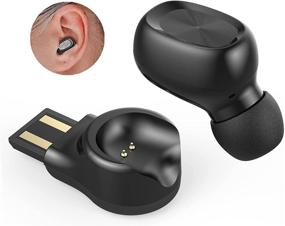 img 4 attached to 🎧 Самый маленький одиночный наушник V5.0 Bluetooth для мобильных телефонов - гарнитура Handsfree Mono с микрофоном 6 часов звонков - B-Touch