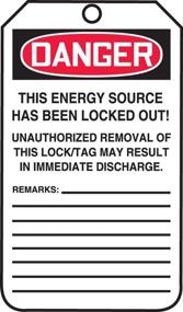 img 3 attached to Accuform MLT400CTP Lockout DANGER OPERATE