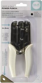 img 2 attached to 🔨 We R Memory Keepers Crop-A-Dile Power Punch: Heavy Duty 1/4 inch Standard Hole Punch with 2 inch Reach