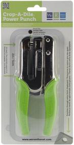 img 3 attached to 🔨 We R Memory Keepers Crop-A-Dile Power Punch: Heavy Duty 1/4 inch Standard Hole Punch with 2 inch Reach