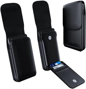 img 2 attached to Meilib Phone Belt Case: Samsung Galaxy S21 Plus / S10 Plus / S9 Plus / S8 Plus Holster with Swivel Belt Clip, Card Holder & More