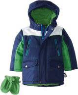 🧥 rothschild colorblock jacket for boys' - little puffy outerwear for enhanced style & comfort logo