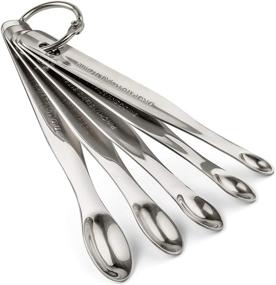 img 3 attached to Morgenhaan 5-Piece Mini Measuring Spoons Set: Precision at Your Fingertips