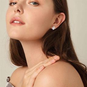 img 3 attached to 🌙 925 Sterling Silver Cat and Moon Stud Earrings: Adorable Jewelry for Women, Teens, and Girls - Perfect Back to School Gifts