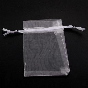 img 4 attached to Package 100Pcs Color Organza Favor