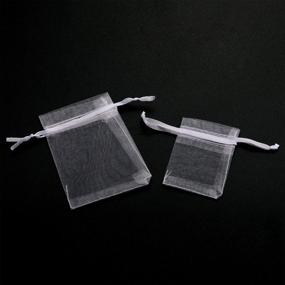 img 3 attached to Package 100Pcs Color Organza Favor