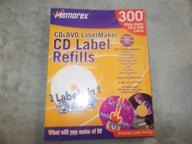 📀 white matte cd label refills by memorex - limited availability logo