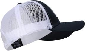 img 2 attached to 🧢 VIONLAN Baseball Cap American Flag Trucker Hat: Stylish Snapback for Men and Women with 3D Logo Embossing and Adjustable Mesh