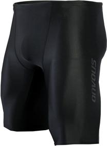 img 3 attached to Onvous Raven Swim Jammers for Men: Fast, 🏊 Flexible & Comfortable Racing & Training Black Swimsuit (Sizes 30-36)