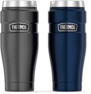 🏔️ 2-pack blue and silver thermos stainless steel king travel tumbler - enhanced seo логотип