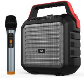 img 4 attached to 🎤 30W Bluetooth Portable Karaoke PA System with Wireless Handheld Microphone and PA Speaker