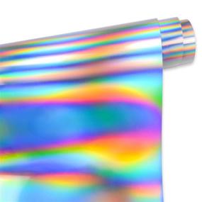 img 4 attached to 🌈 Holographic Transfer T Shirts Clothing: Add a Mesmerizing Twist to Your Wardrobe with TECKWRAP!