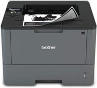 brother hl-l5200dw monochrome laser printer with wireless networking, mobile & duplex printing, amazon dash replenishment ready logo