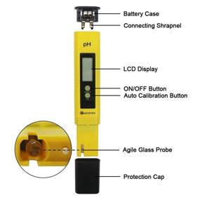 img 2 attached to 🌊 KETOTEK Digital PH Meter: Accurate 0.01 PH Pen Tester for Water, Hydroponics, Aquariums & More