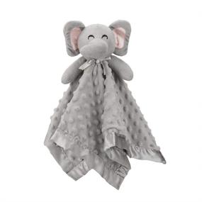 img 4 attached to Pro Goleem Elephant Security Blanket: Soft and Cozy Baby Lovey for Boys and Girls - Perfect Christmas Gift for Newborns - Baby Snuggle Toy with Stuffed Animal - Grey, 16 Inch
