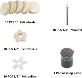 img 3 attached to Polishing KARCK Buffing Bullet Shaped Diameter Power & Hand Tools