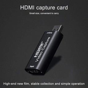 img 2 attached to 🎥 Идеальная сила звуковой видео захвата карты HDMI 4K в USB USB2.0: запись цифрового фотоаппарата, камкордера, экшн-камеры для прямой трансляции игр PS4 Nintendo Switch Xbox One PC Live Broadcasting