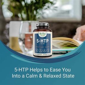 img 2 attached to 🌱 Organic Vegan 5HTP 100 mg - Naturally Derived Serotonin Supplement for Improved Sleep, Mood, and Neurotransmitter Support - 120 Non-GMO Capsules