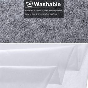 img 2 attached to 🧵 60 Inch x 11 Yards White Fusible Interfacing: Single-Sided Iron-on Polyester Fabric for DIY Projects