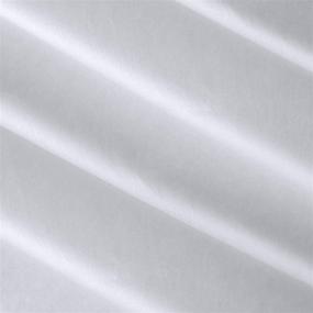 img 4 attached to 🧵 60 Inch x 11 Yards White Fusible Interfacing: Single-Sided Iron-on Polyester Fabric for DIY Projects