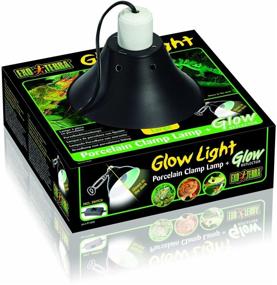 img 1 attached to Glow Light Porcelain Clamp Lamp by Exo Terra: Enhancing Your Terrarium's Illumination