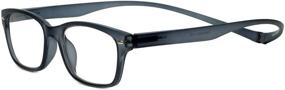 img 4 attached to Enhanced Vision with Magz Greenwich Magnetic Reading Glasses featuring the Convenient Snap It Design