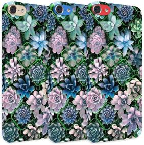 img 3 attached to Glisten IPod Touch 7Th / 6Th / 5Th Generation Case - Succulents Flowers Design Printed Sleek