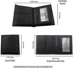 img 2 attached to Genuine Leather European Wallets with Removable Feature