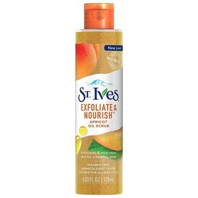 img 4 attached to 🍑 St. Ives Apricot Exfoliate & Nourish Facial Oil Scrub, 4.23 oz