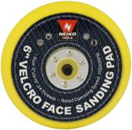 🔸 neiko 30263a 6” hook and loop sanding pad – high rpm 5/16” arbor ideal for random orbital sanders logo