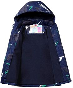 img 2 attached to 🌧️ Aiyuke Boys' Waterproof Raincoat Windbreaker: Stylish & Weather-Resistant Jacket for Outdoor Adventures